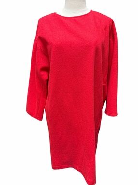 F_5 Frances Valentine Red‎ Wool Sheath Dress